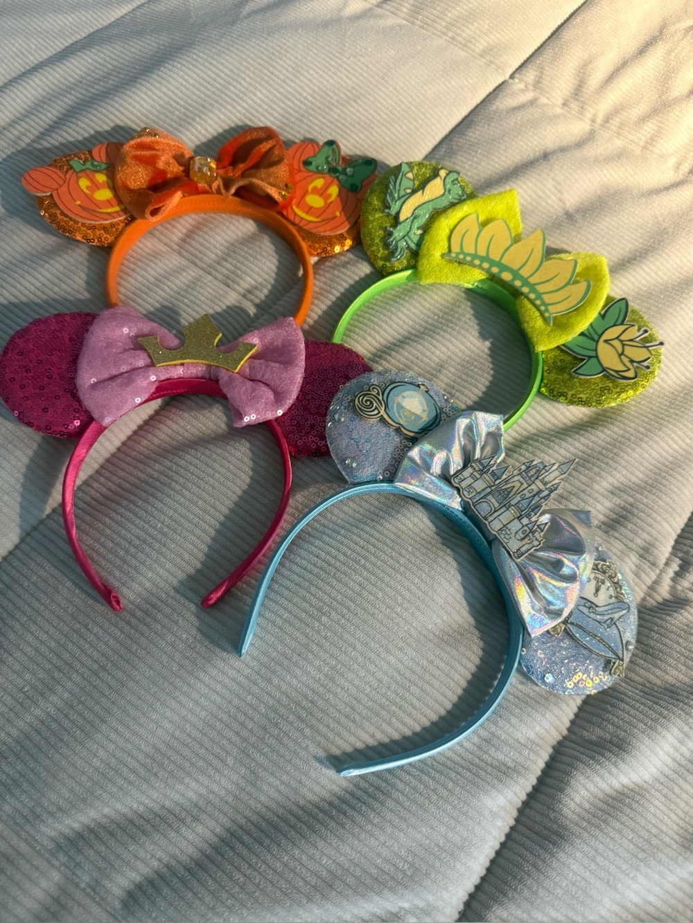 Mickey Ear Headband Bundle - Orange, Green, Pink, Blue